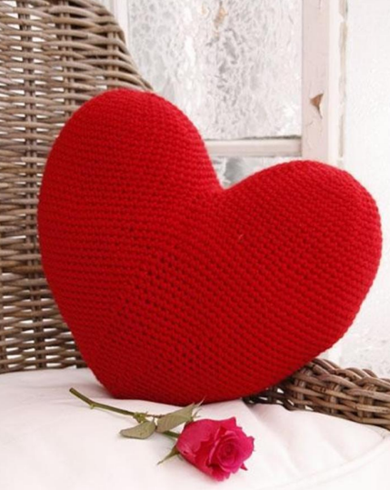 Receita Amigurumi Coração para o Dia dos Namorados