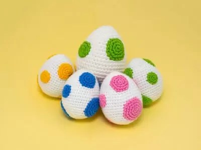 Yoshi Egg Amigurumi Pattern by Vera’s Artsy Stuffs
