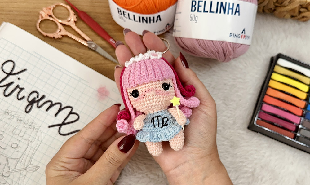 1725640087 917 Receita Amigurumi Chaveiro Virgem Armarinho Sao Jose