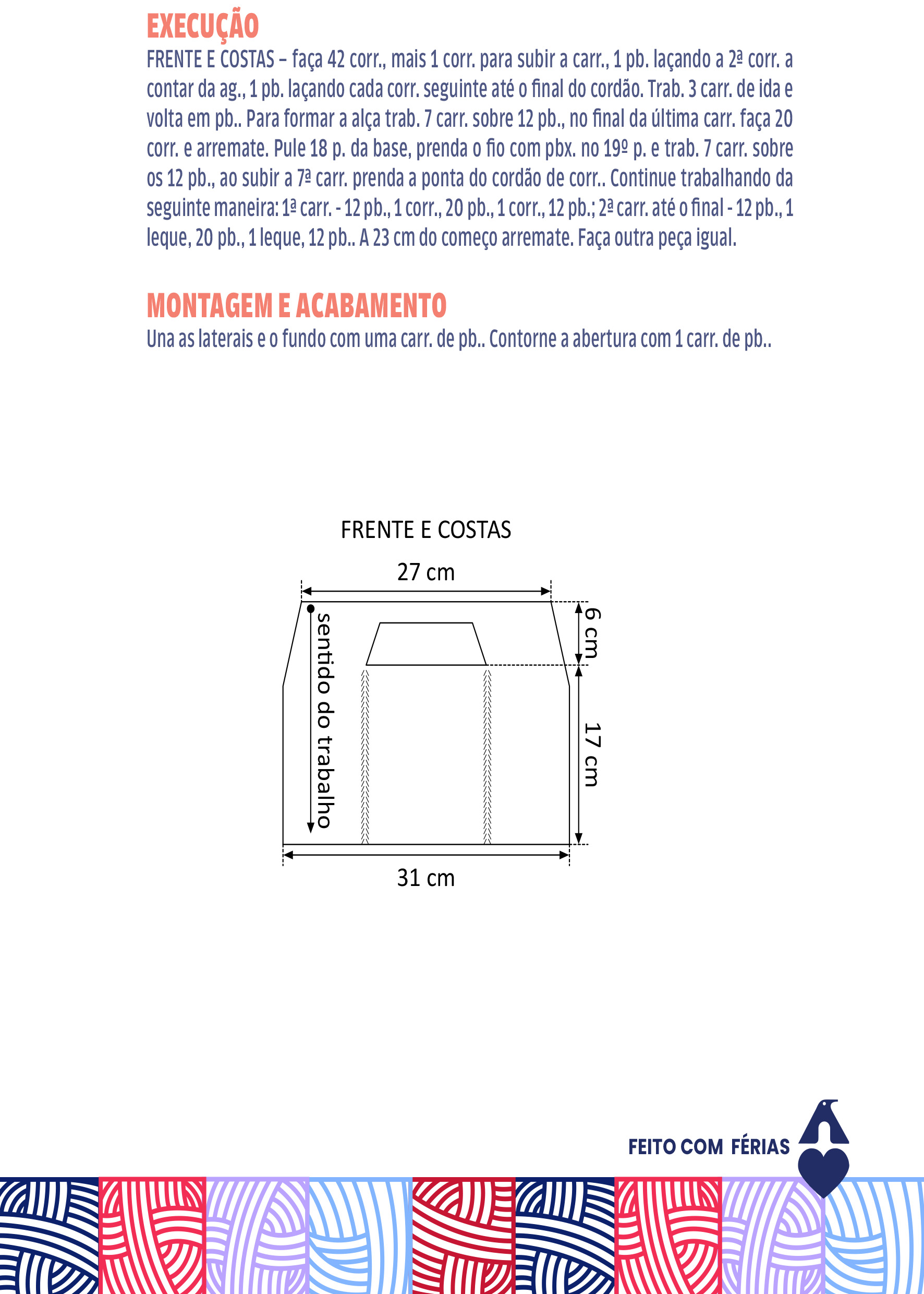 1725706692 440 Receita Bolsa de Croche com o Fio Ferias Armarinho