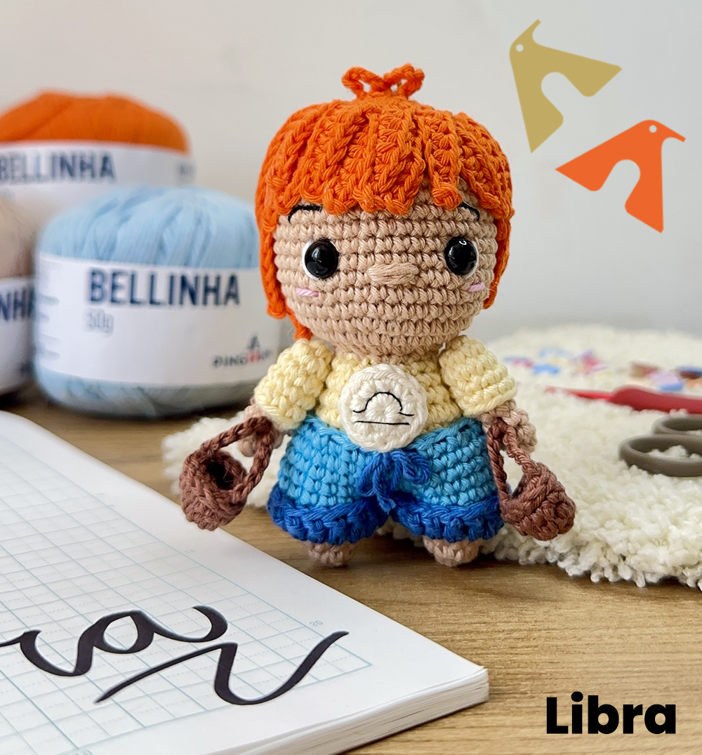 Cheveiro Amigurumi Signo Libra Armarinho Sao Jose