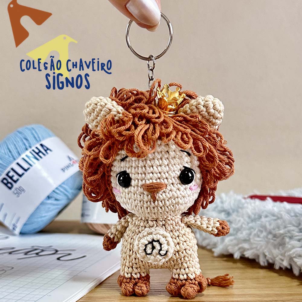 Como fazer Amigurumi Signo de Leao Armarinho Sao Jose