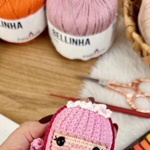 Receita Amigurumi Chaveiro Virgem ~ Armarinho São José