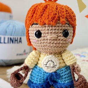 Cheveiro Amigurumi Signo Libra ~ Armarinho São José